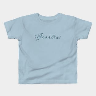 Fearless - Bright Blue Kids T-Shirt